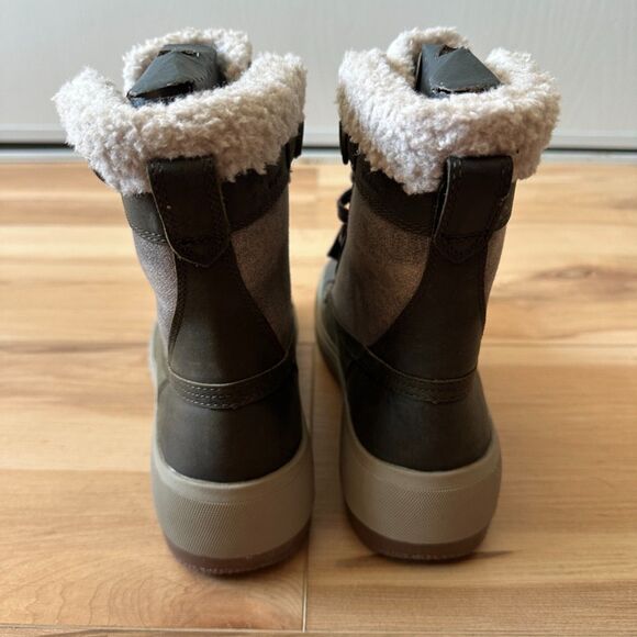 Merrell Women's Haven Mid Lace Polar Waterproof Boots Olive Size 8.5 NWOB - Picture 3 of 7